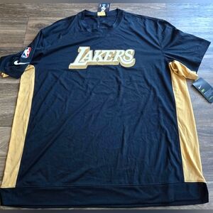 Nike Los Angeles LA Lakers Warm-Up Shooting Shirt City Edition XL